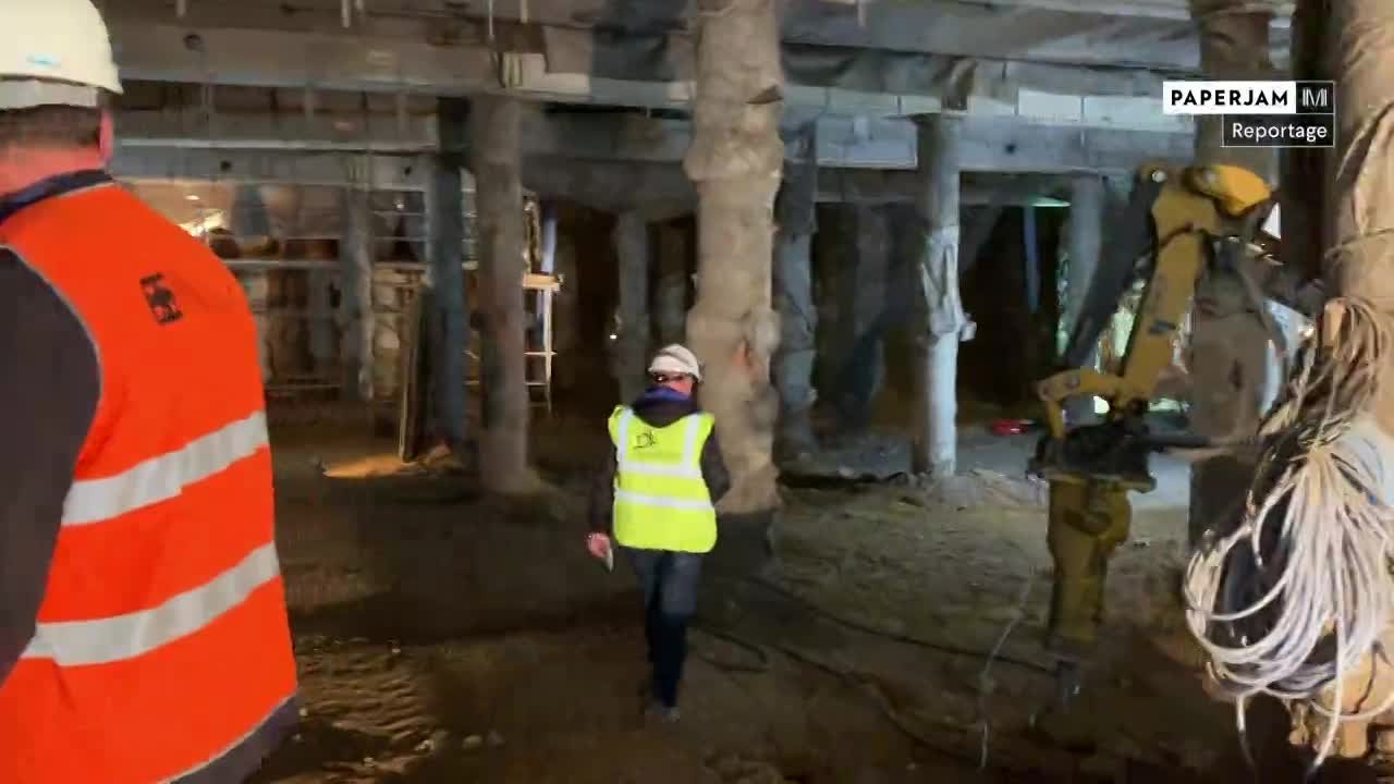 Le chantier d'extension du parking Knuedler