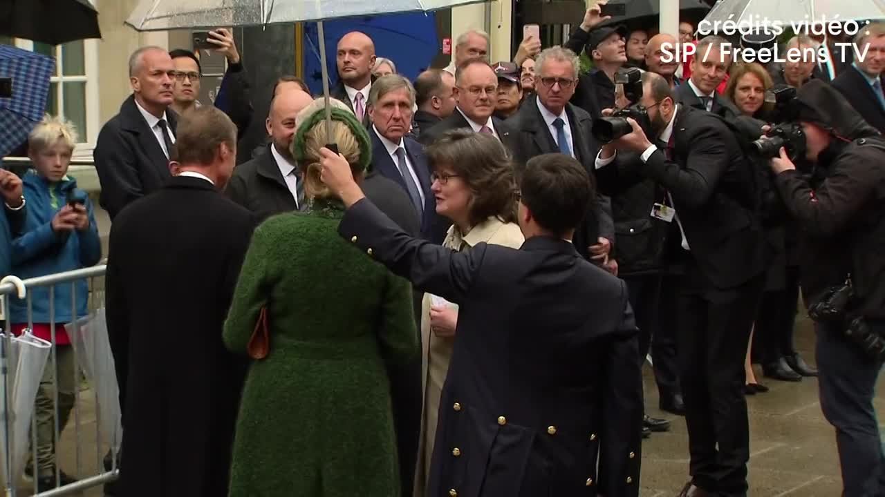 L'accueil officiel du couple royal belge au Palais grand-ducal